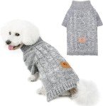 Kooltail Turtleneck Dog Sweater for Cold Weather