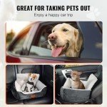VEVOR Dog Car Booster Seat with Safety Leash
