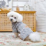 Kooltail Turtleneck Dog Sweater for Cold Weather