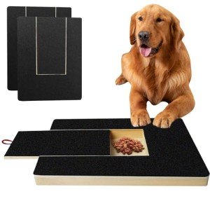 Lighterday Dog Nail Scratch Board with Snack Box