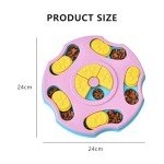 Interactive Dog Puzzle Slow Feeder Toy (Pink)