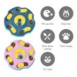 Interactive Dog Puzzle Slow Feeder Toy (Pink)