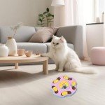 Interactive Dog Puzzle Slow Feeder Toy (Pink)