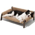 MewooFun Elevated Dog Sofa Bed with Washable Cover