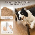 MewooFun Elevated Dog Sofa Bed with Washable Cover