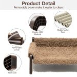 MewooFun Elevated Dog Sofa Bed with Washable Cover