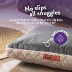 Cozy Sherpa Dog Bed - Washable & Calming