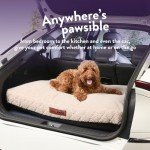 Cozy Sherpa Dog Bed - Washable & Calming