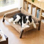 MewooFun Elevated Dog Sofa Bed with Washable Cover