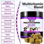 15-in-1 Chewable Dog Multivitamins - Duck Flavor