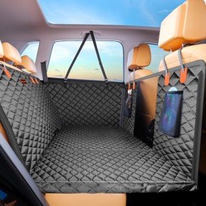 JOEJOY Waterproof Dog Back Seat Extender Cover