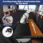 JOEJOY Waterproof Dog Back Seat Extender Cover