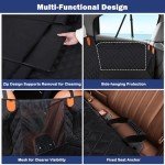 JOEJOY Waterproof Dog Back Seat Extender Cover