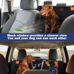 JOEJOY Waterproof Dog Back Seat Extender Cover