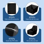 Foldable Dog Car Seat with Safety Belt