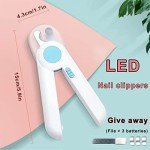 LED Dog and Cat Nail Clippers with Safety Guide