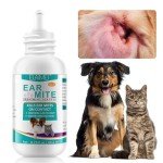 Ear Mite Treatment Drops for Dogs and Cats
