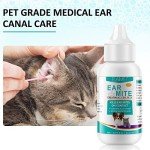 Ear Mite Treatment Drops for Dogs and Cats