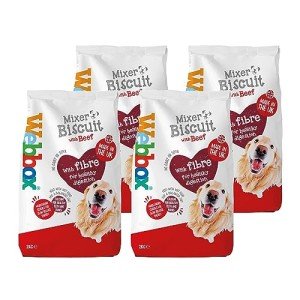 Webbox Beef Mixer Biscuit Dog Food 2kg Bags