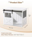 Stylish Wooden Dog Crate and End Table