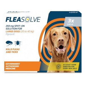 Flea Treatment for Large Dogs - 3 Pipettes