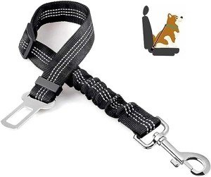 Adjustable Dog Car Seat Belt with Swivel Clip