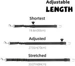 Adjustable Dog Car Seat Belt with Swivel Clip