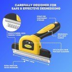 DakPets Pet Deshedding Tool for Dogs & Cats
