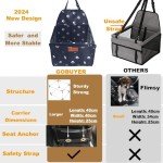 Waterproof Dog Car Seat Booster with Harness