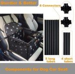 Waterproof Dog Car Seat Booster with Harness