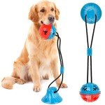 BUYGOO Interactive Dog Tug and Chew Toy