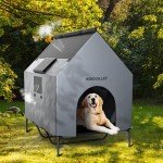 Large Weatherproof Dog House for Indoor/Outdoor Use