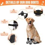 Waterproof Dog Boots for Injured Paws - 2pcs