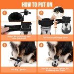 Waterproof Dog Boots for Injured Paws - 2pcs