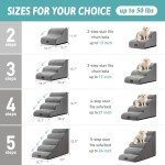 Cozy Kiss Small Dog Stairs with Leakproof Cover