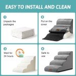Cozy Kiss Small Dog Stairs with Leakproof Cover