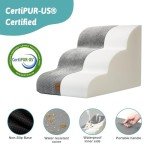 Cozy Kiss Small Dog Stairs with Leakproof Cover