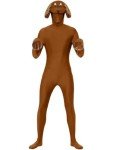 Brown Dog Hood and Gloves Costume Set