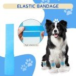 24 Pcs Disposable Dog Shoes and Paw Protectors