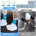 24 Pcs Disposable Dog Shoes and Paw Protectors