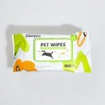 Biodegradable Pet Grooming Wipes for Dogs & Cats