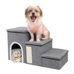 Foldable Dog Stairs for High Beds and Couches