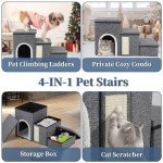 Foldable Dog Stairs for High Beds and Couches