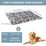 Cozy Machine Washable Dog Bed - Grey 84x57x3.5CM