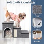 Foldable Dog Stairs for High Beds and Couches