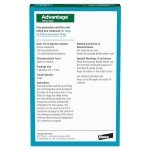Advantage Flea Treatment for Medium Dogs, 4 Pipettes