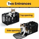 Soft-Sided Pet Carrier for Small Dogs and Cats