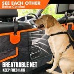 Waterproof Dog Car Seat Cover & Hammock Convertible