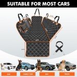 Waterproof Dog Car Seat Cover & Hammock Convertible
