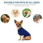 Cozy Blue Turtleneck Sweater for Small Dogs